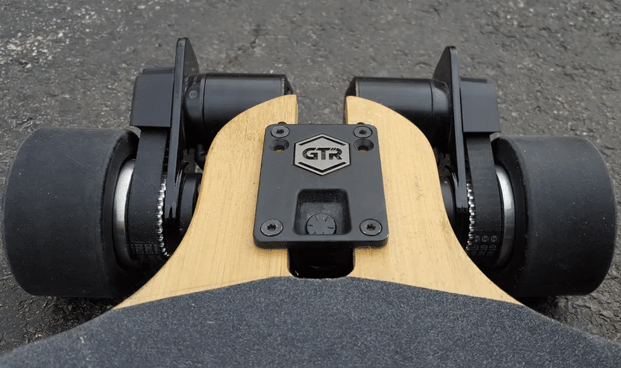 Skate Kastle - Chromoly Steel Evolve Skateboard Motor Mounts - Classic Black